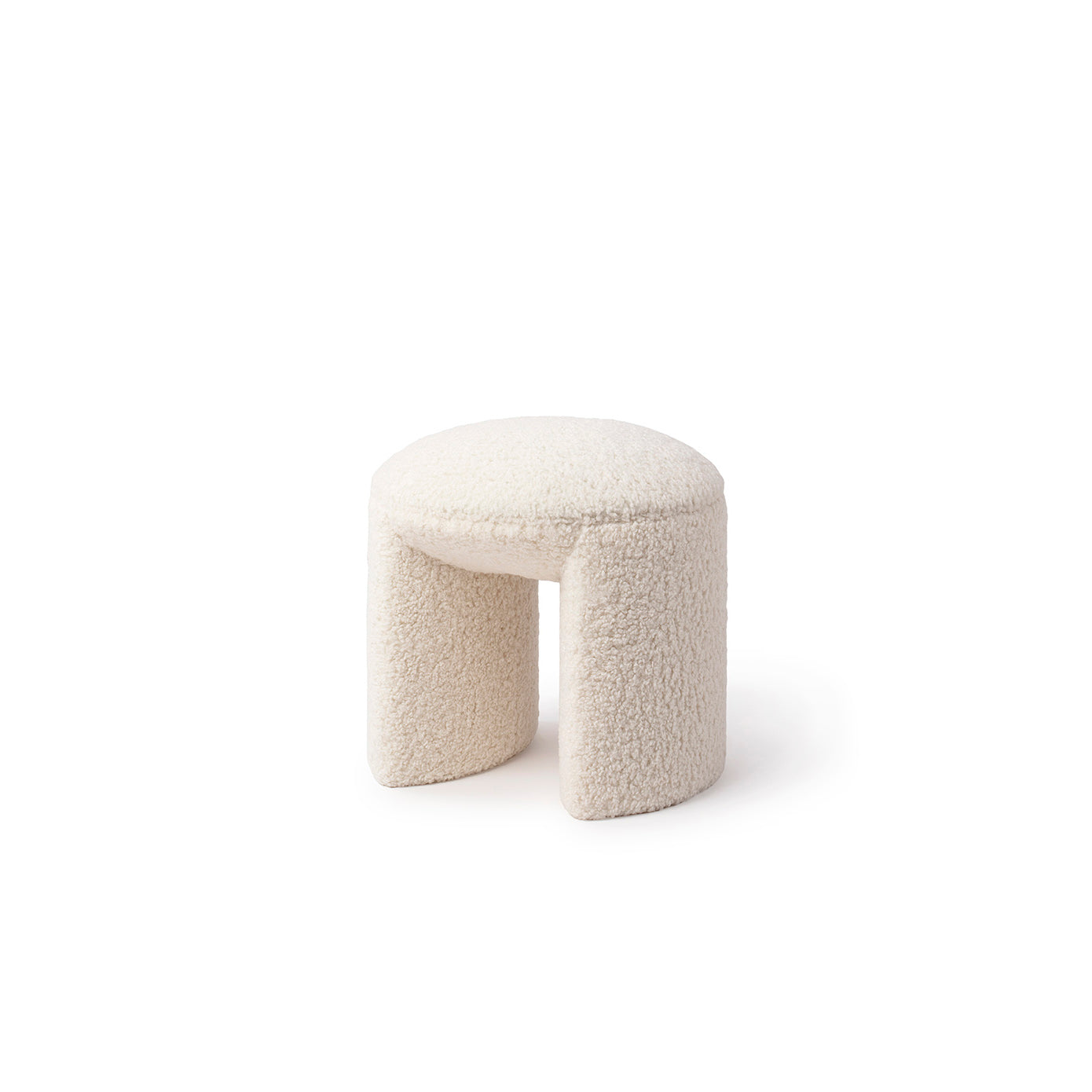 Nachii Ottoman Plush Wheat