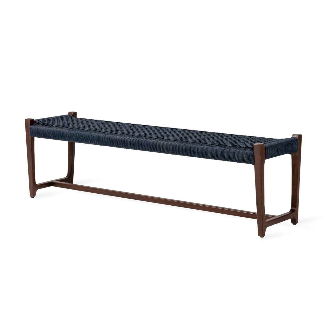 Kuwana Outdoor Bench Indigo Weave 160cm Espresso