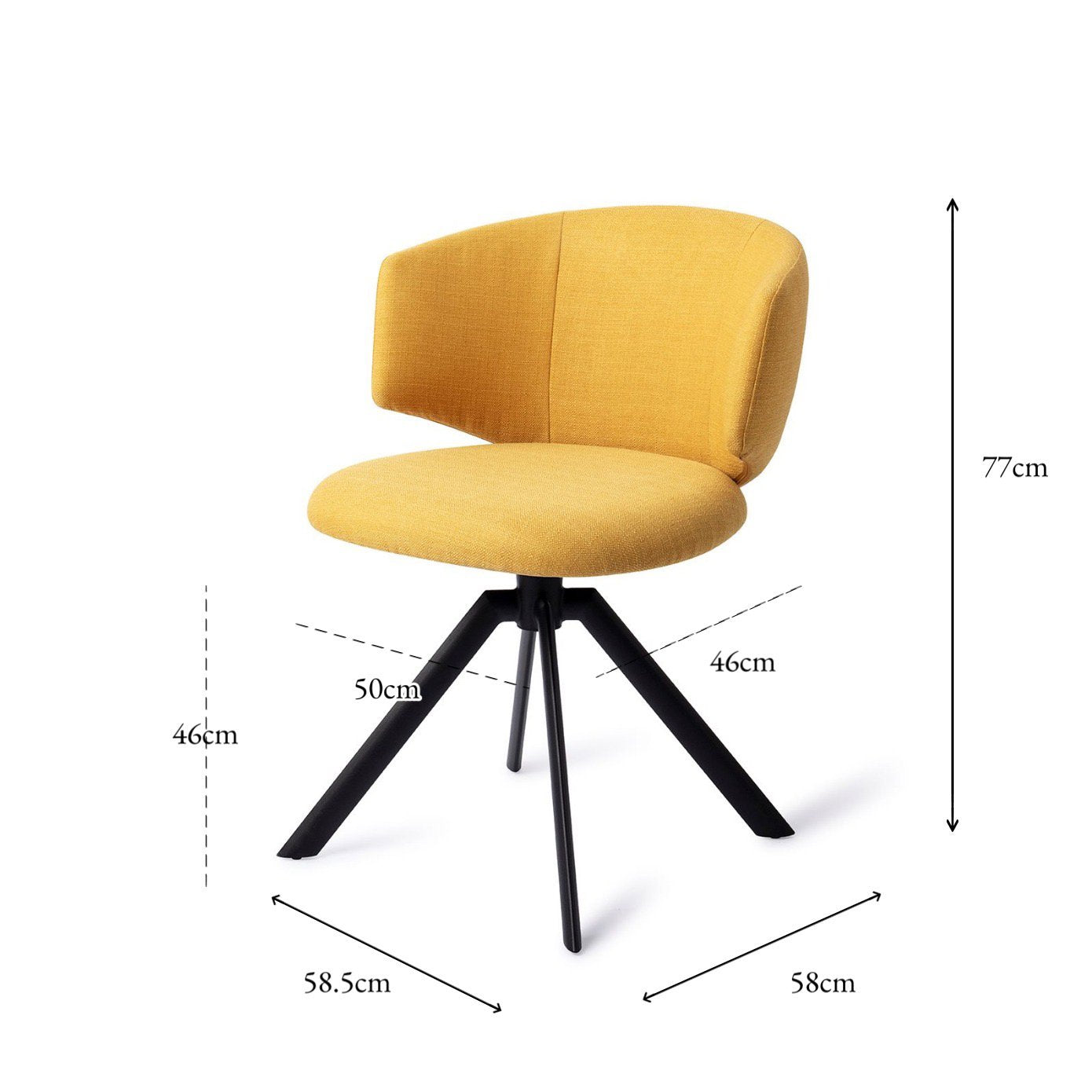 Misato Dining Chair Buttercup