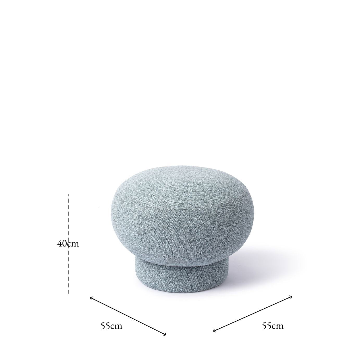 Anoo Ottoman Blue Dust