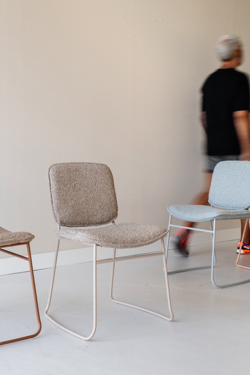 Makio Dining Chair Almond Knit