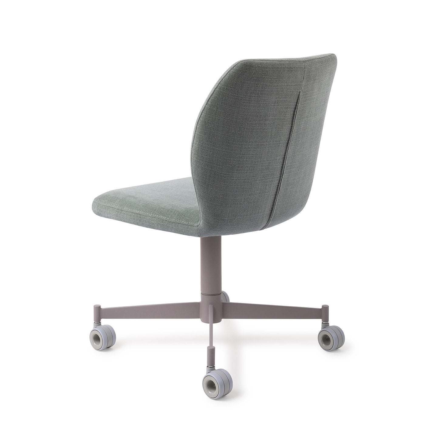 Ikata Dining Chair Breezy Blue Caster Grey