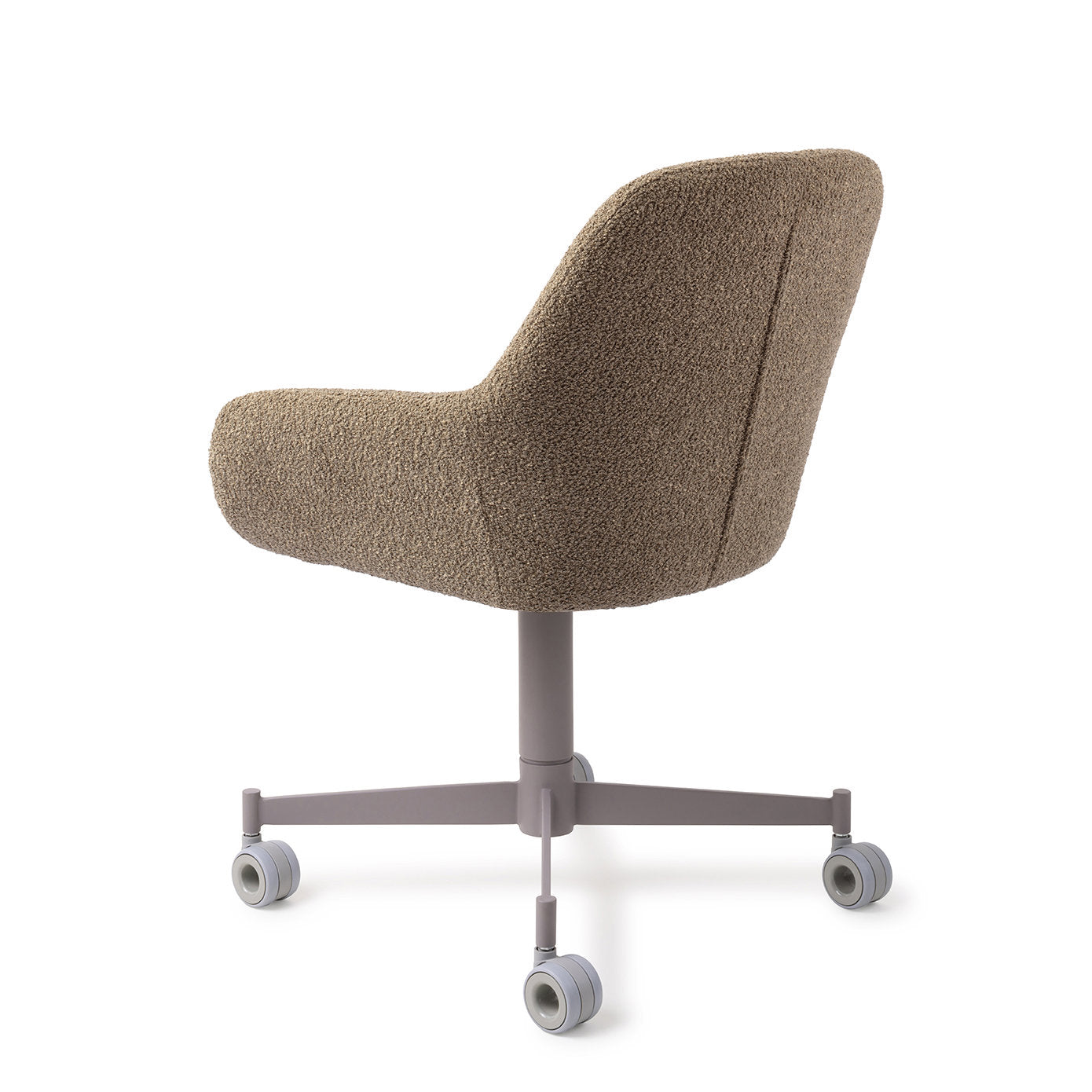 Kushi Dining Chair Moss Meadow Caster Grey