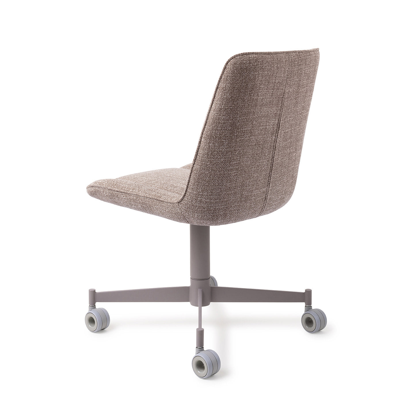 Umedo Dining Chair Grainy Greige Caster Grey