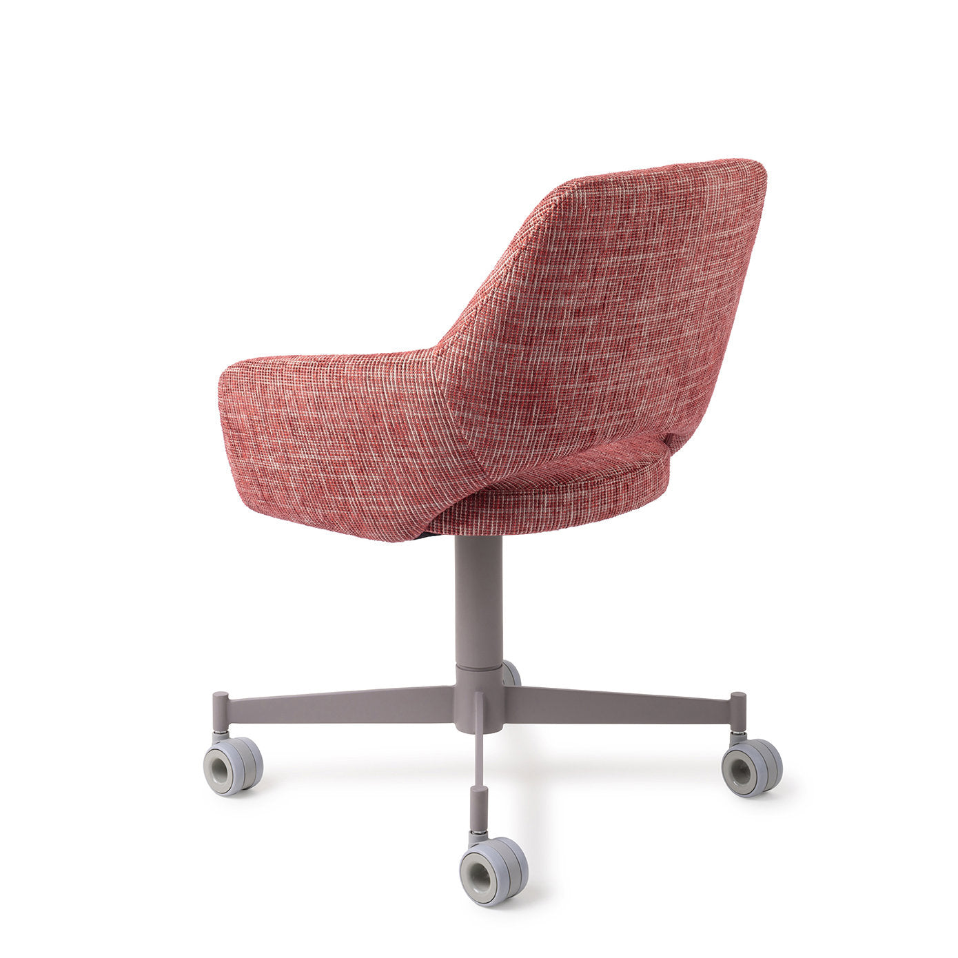 Yanai Dining Chair Berry Bars Caster Grey