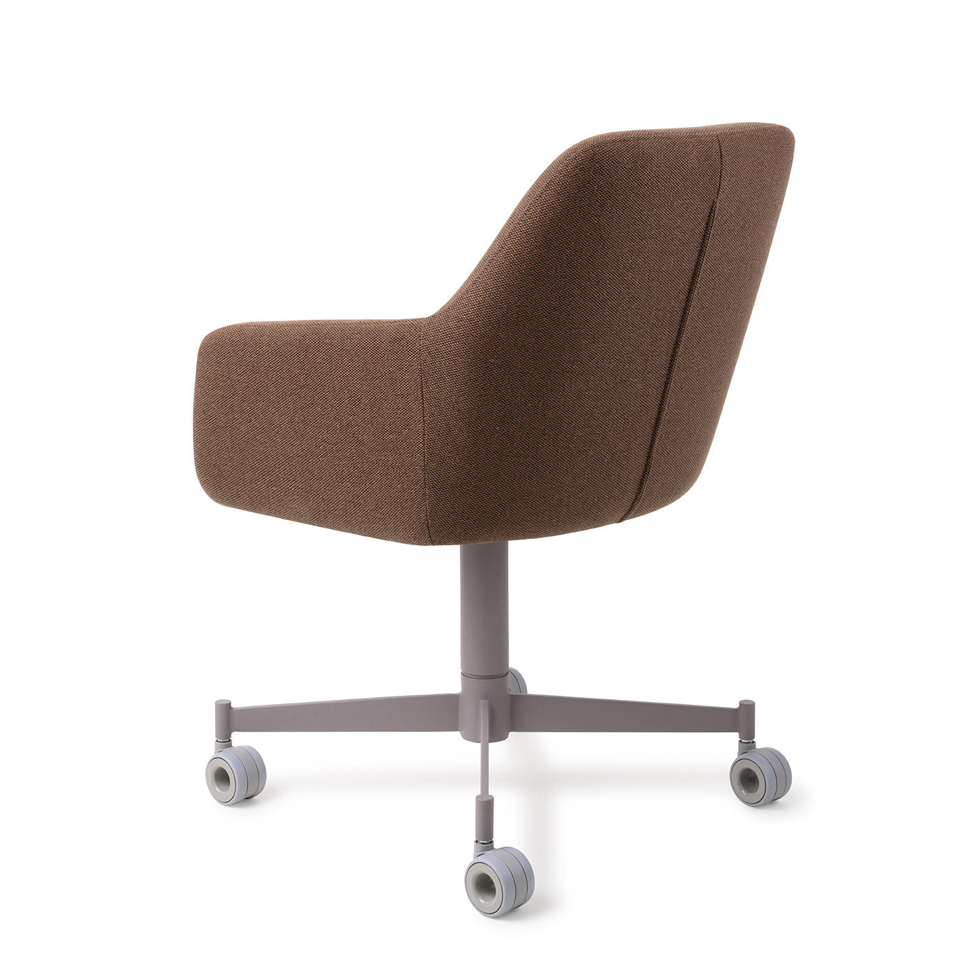 Hiroo Dining Chair Rustic Rye Caster Grey