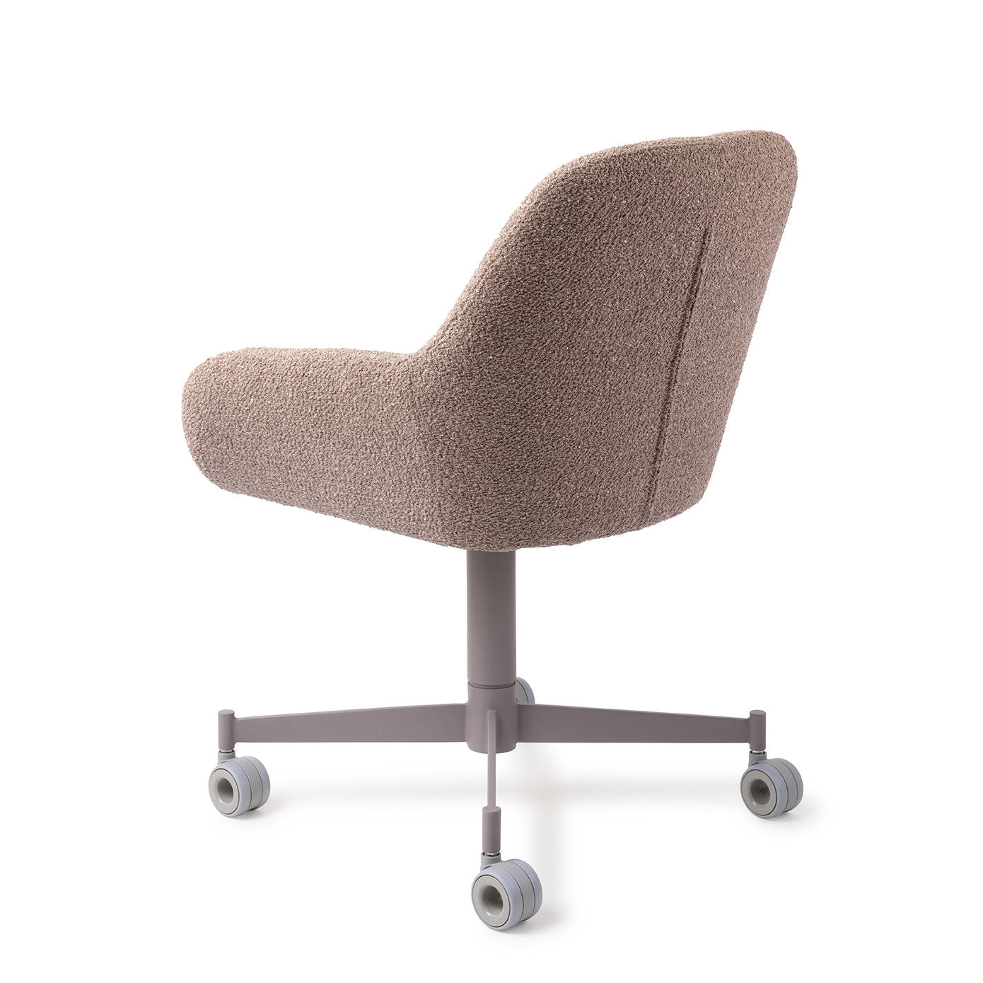 Kushi Dining Chair Stone Haze Caster Grey