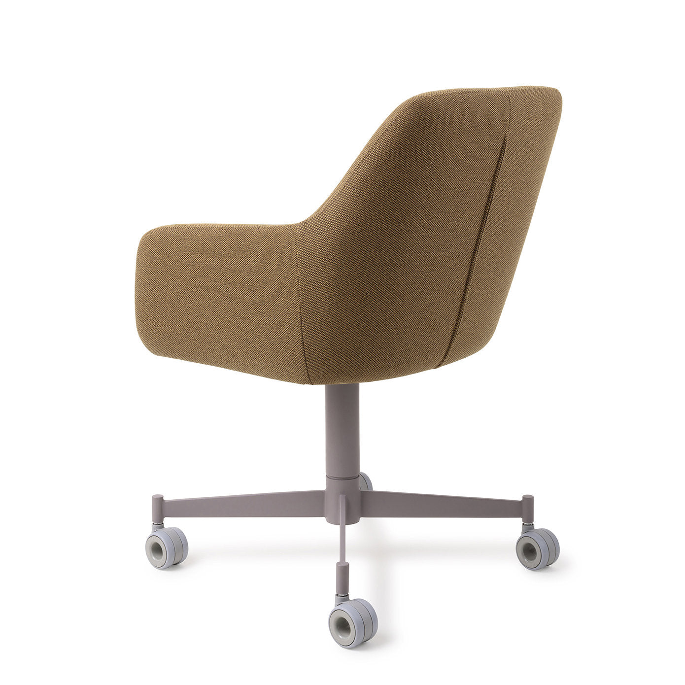 Hiroo Dining Chair Willow Caster Grey