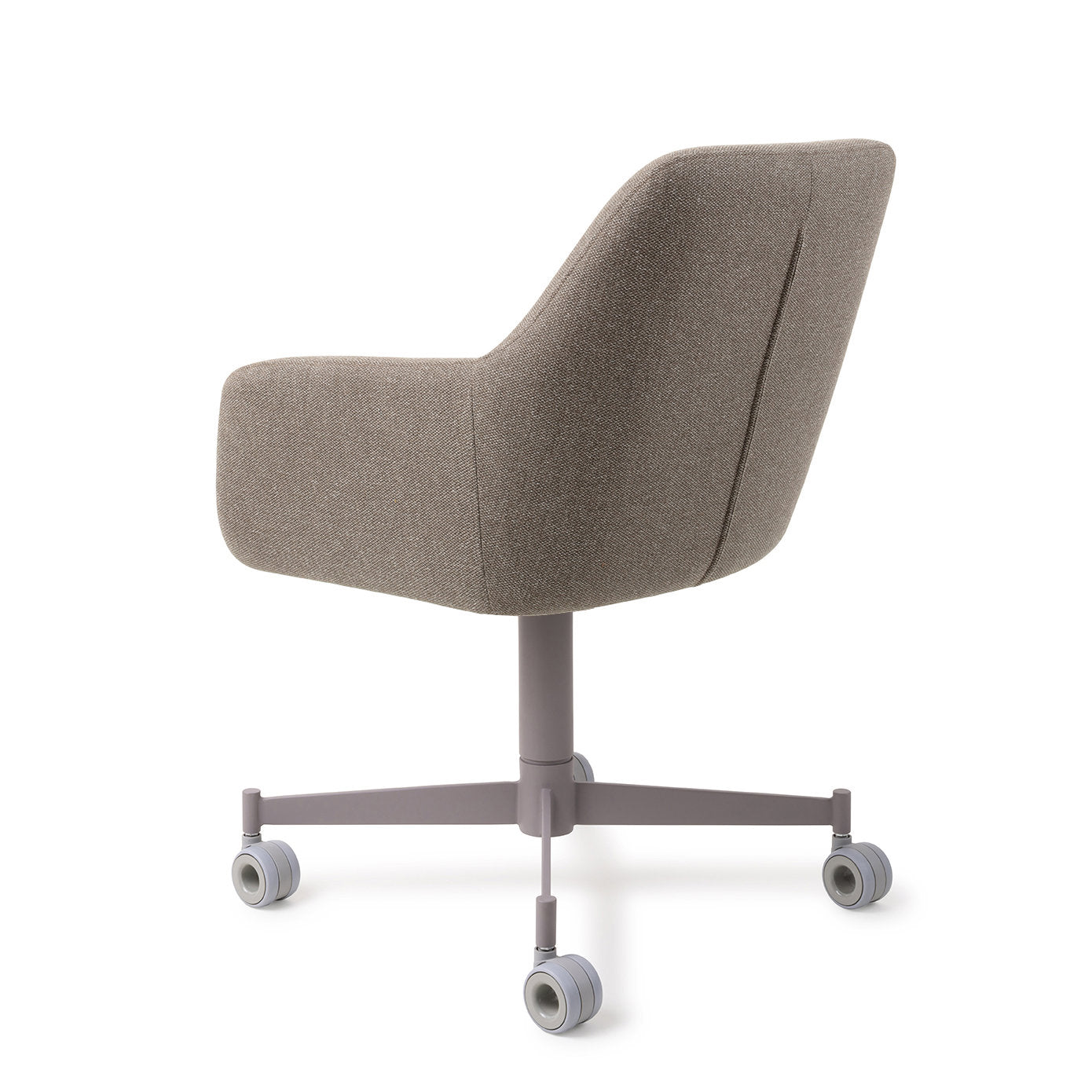 Hiroo Dining Chair Foggy Fusion Caster Grey