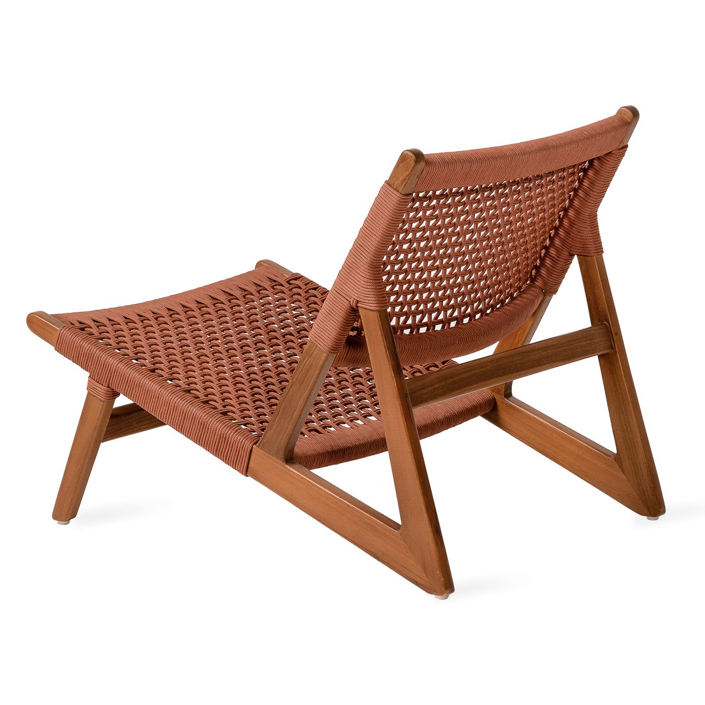 Kuwana Outdoor Accent Chair Cinnamon Weave Amber