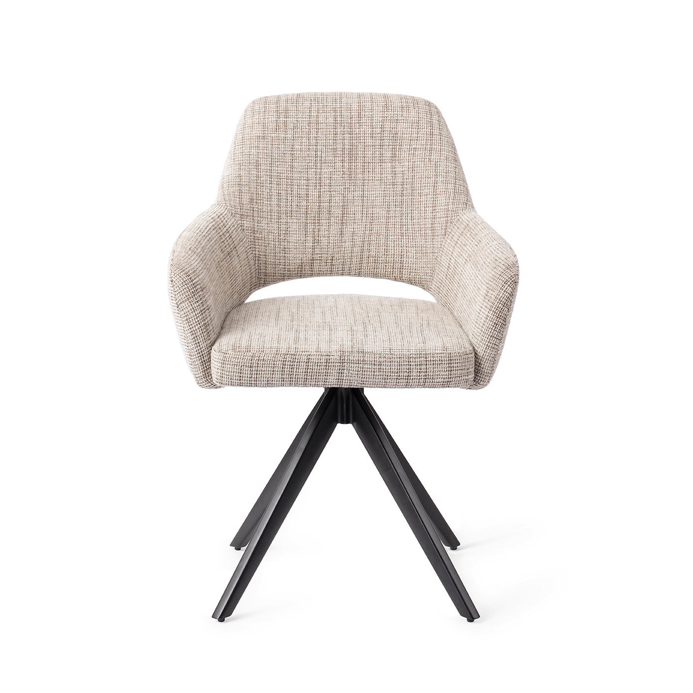 Yanai Dining Chair Caramel Grid