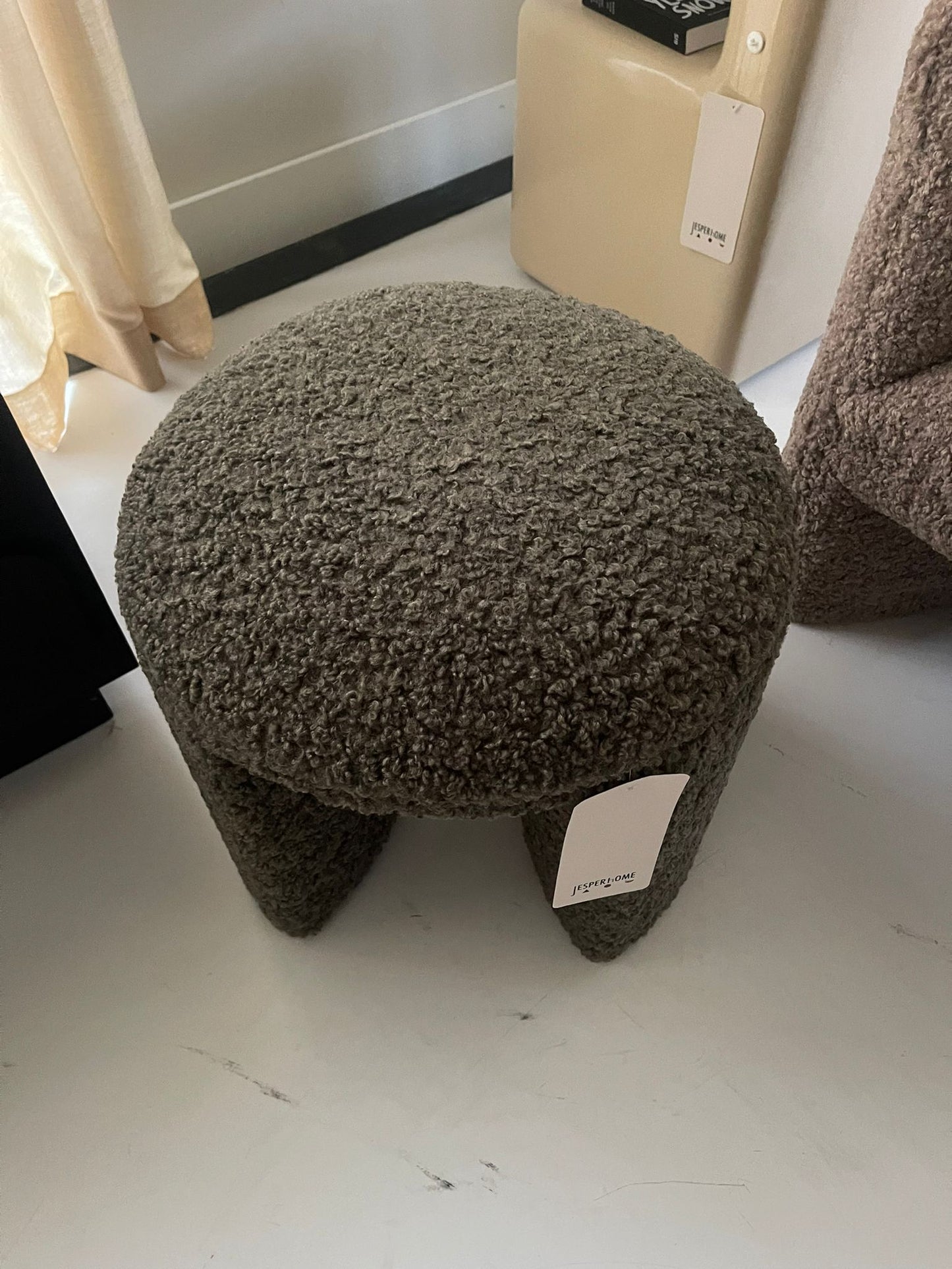 Nachii Poef Plush Moss