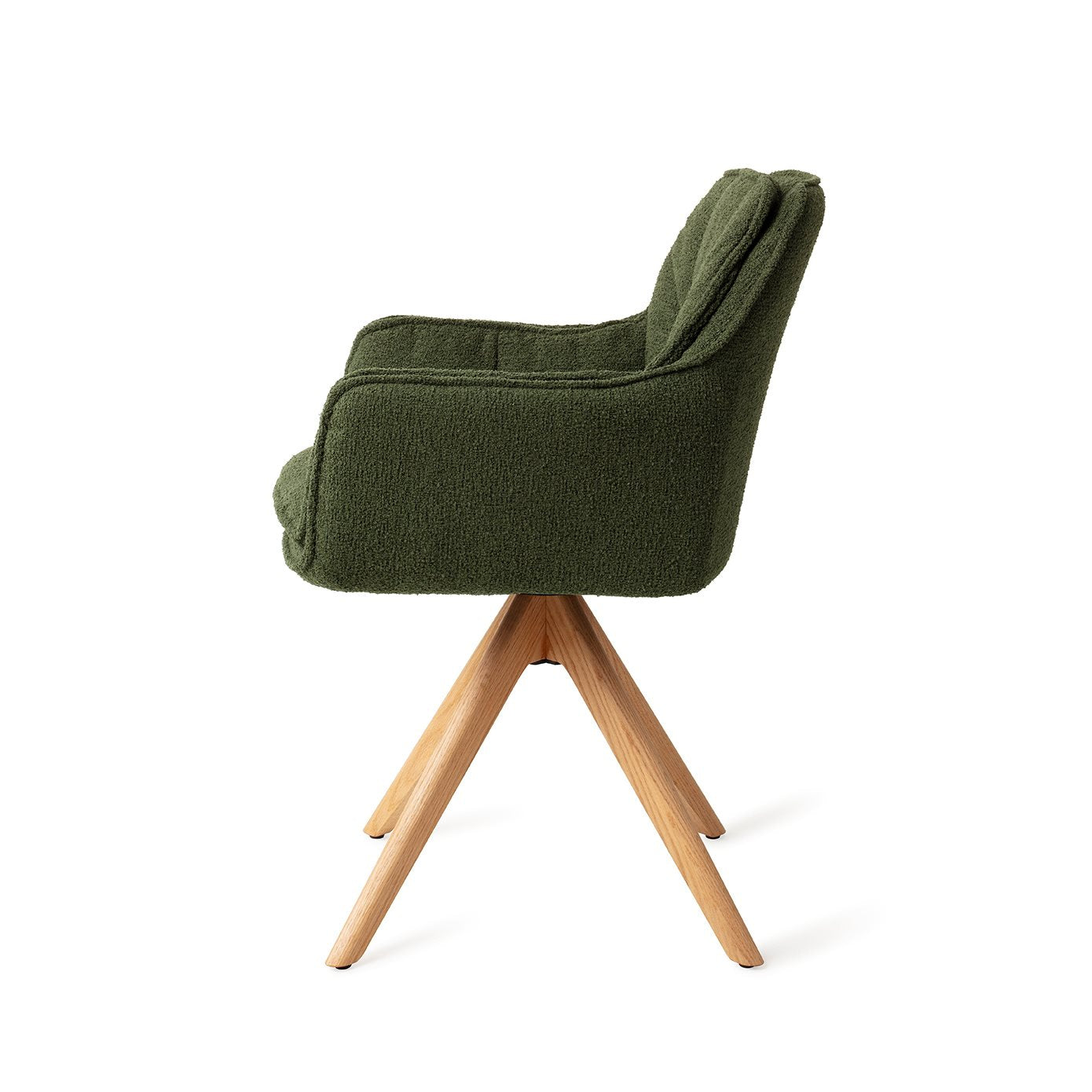 Akune Dining Chair Evergreen Revolve Natural (Wood)