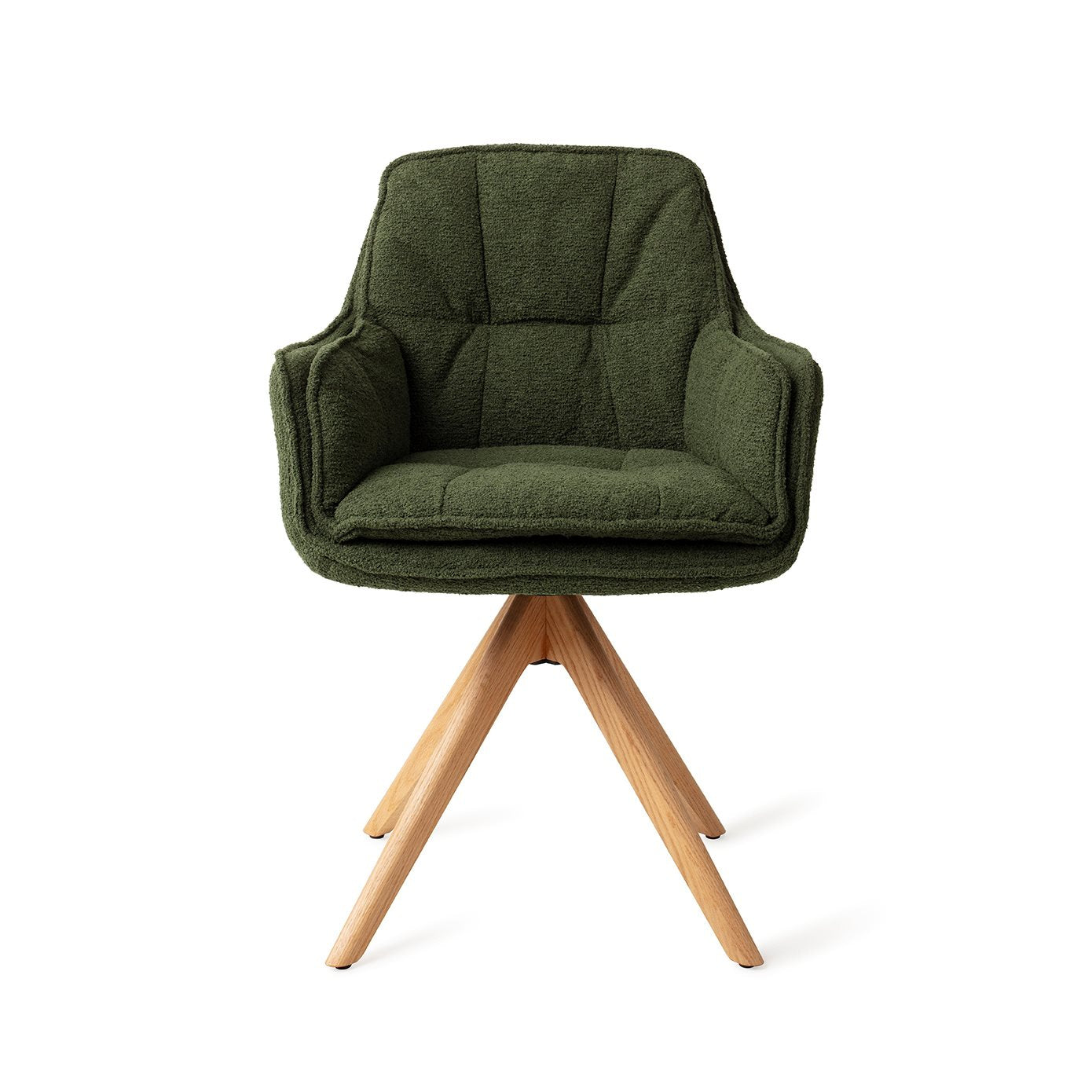 Akune Dining Chair Evergreen Revolve Natural (Wood)