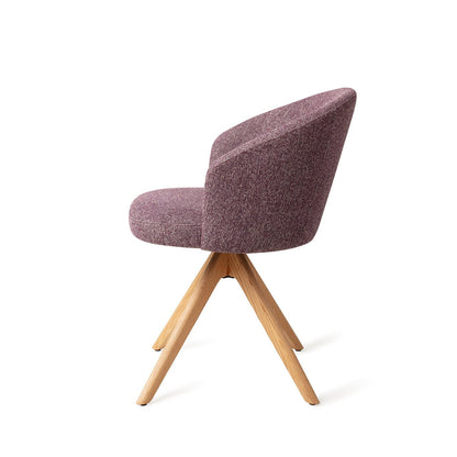 Niimi Dining Chair Perfect Plum Revolve Natural