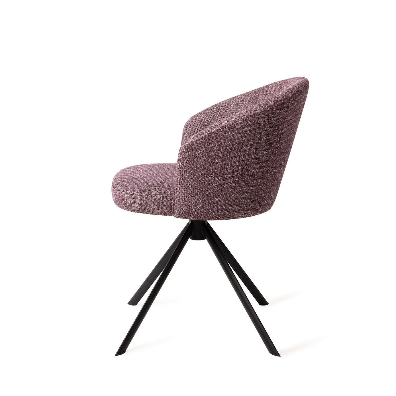 Niimi Dining Chair Perfect Plum Revolve Black