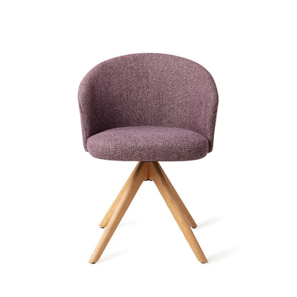 Niimi Dining Chair Perfect Plum Revolve Natural