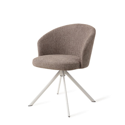 Niimi Dining Chair Saving Greige Revolve White