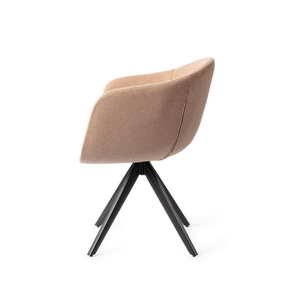 Yuni Dining Chair Barely Blush Turn Black