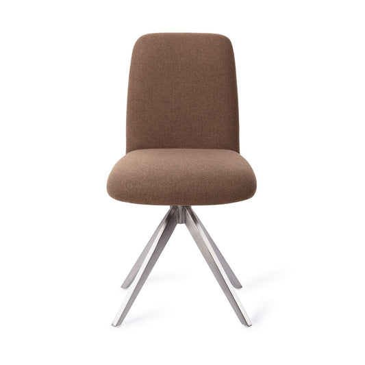 Taiwa Dining Chair Rustic Rye Turn Steel