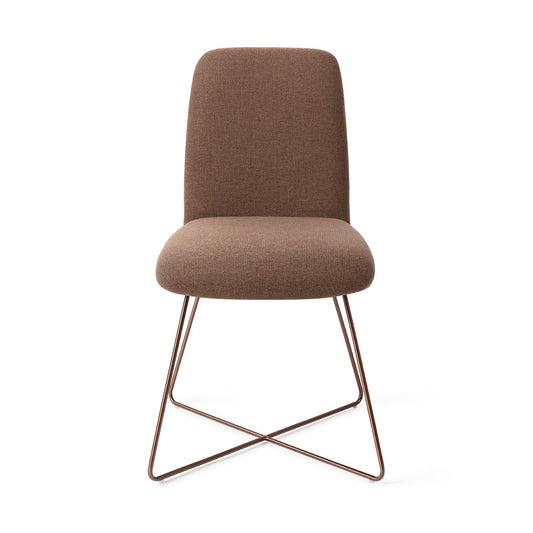 Taiwa Dining Chair Rustic Rye Cross Rose
