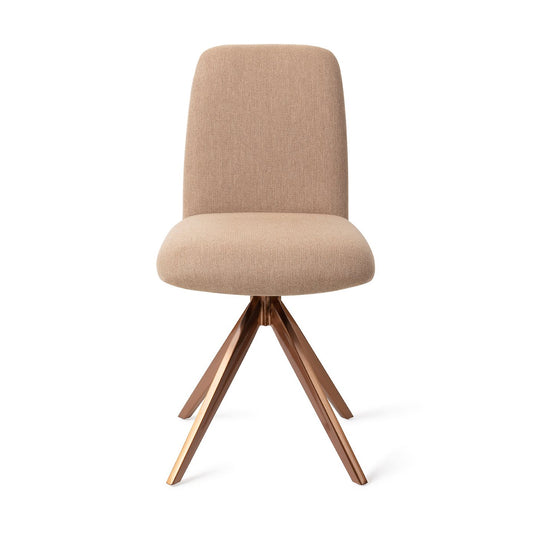 Taiwa Dining Chair Whisper Wheat Turn Rose