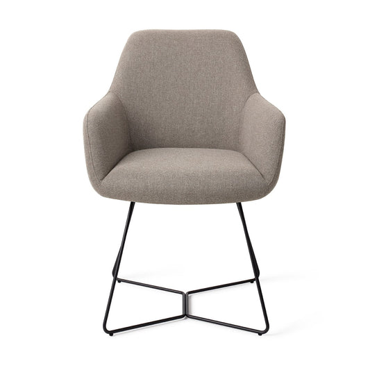 Hiroo Dining Chair Foggy Fusion Beehive Black