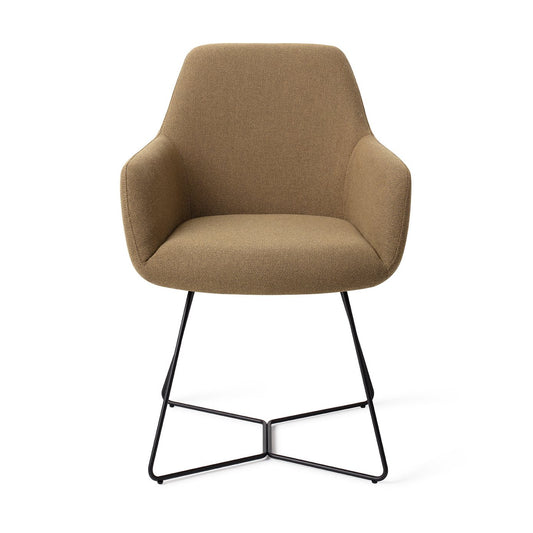 Hiroo Dining Chair Willow Beehive Black