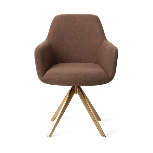 Hiroo Dining Chair Rustic Rye Turn Gold