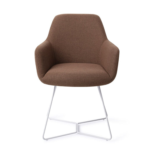 Hiroo Dining Chair Rustic Rye Beehive White