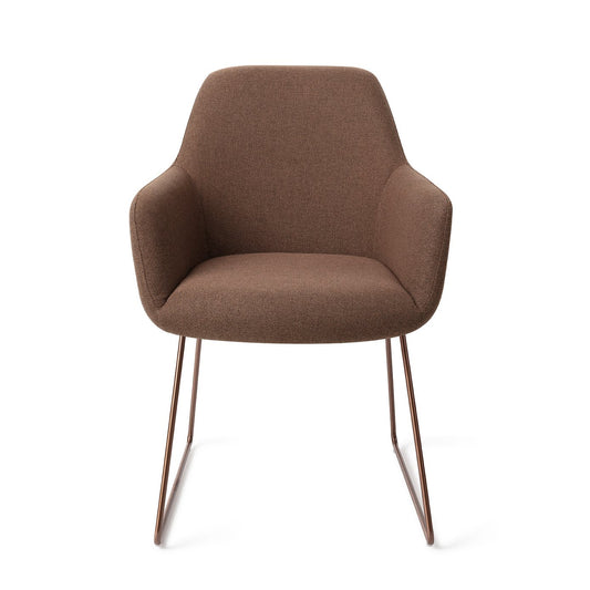 Hiroo Dining Chair Rustic Rye Slide Rose