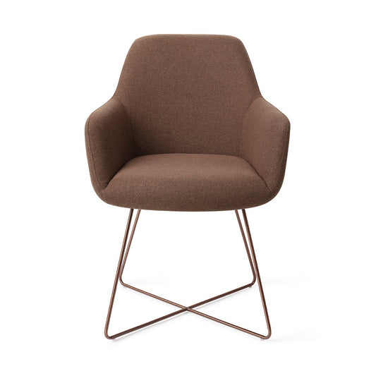 Hiroo Dining Chair Rustic Rye Cross Rose