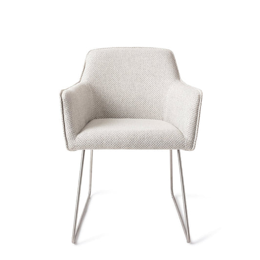 Hofu Dining Chair Checkers Charm Slide Steel