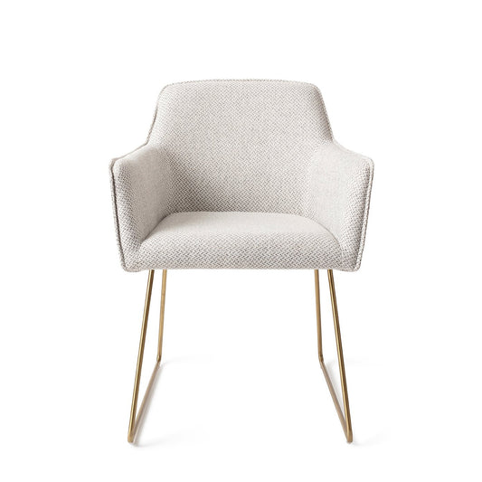 Hofu Dining Chair Checkers Charm Slide Gold