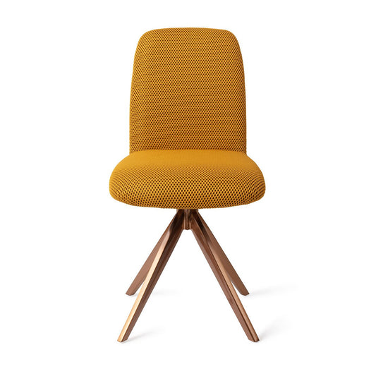 Taiwa Dining Chair Groovy Garam Turn Rose