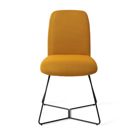 Taiwa Dining Chair Groovy Garam Beehive Black