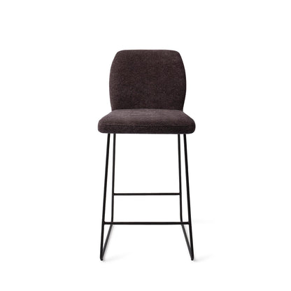Ikata Bar Chair Almost Black Slide Counter (65 cm)