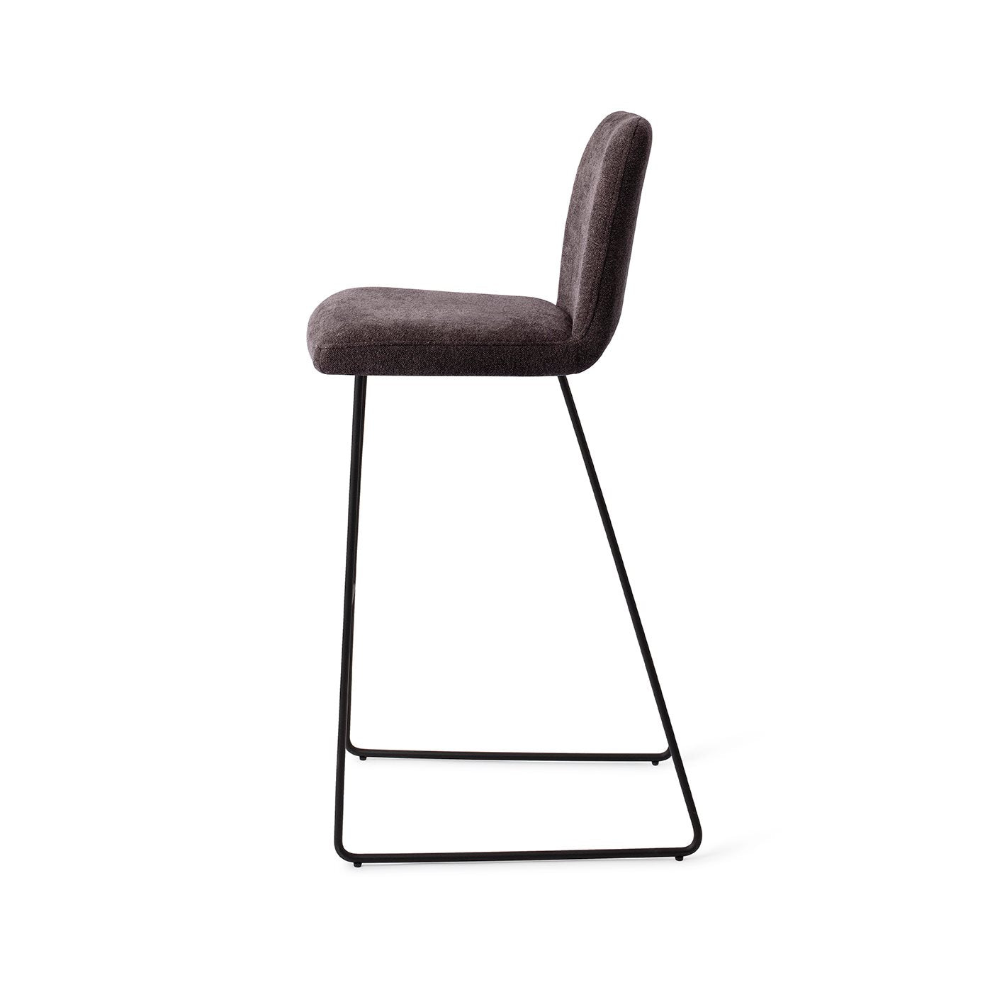Ikata Bar Chair Almost Black Slide Bar (75 cm)