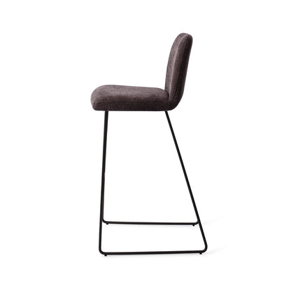 Ikata Bar Chair Almost Black Slide Bar (75 cm)