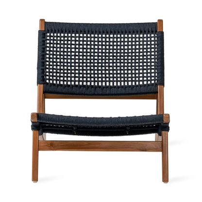 Kuwana Outdoor Accent Chair Indigo Weave  Amber