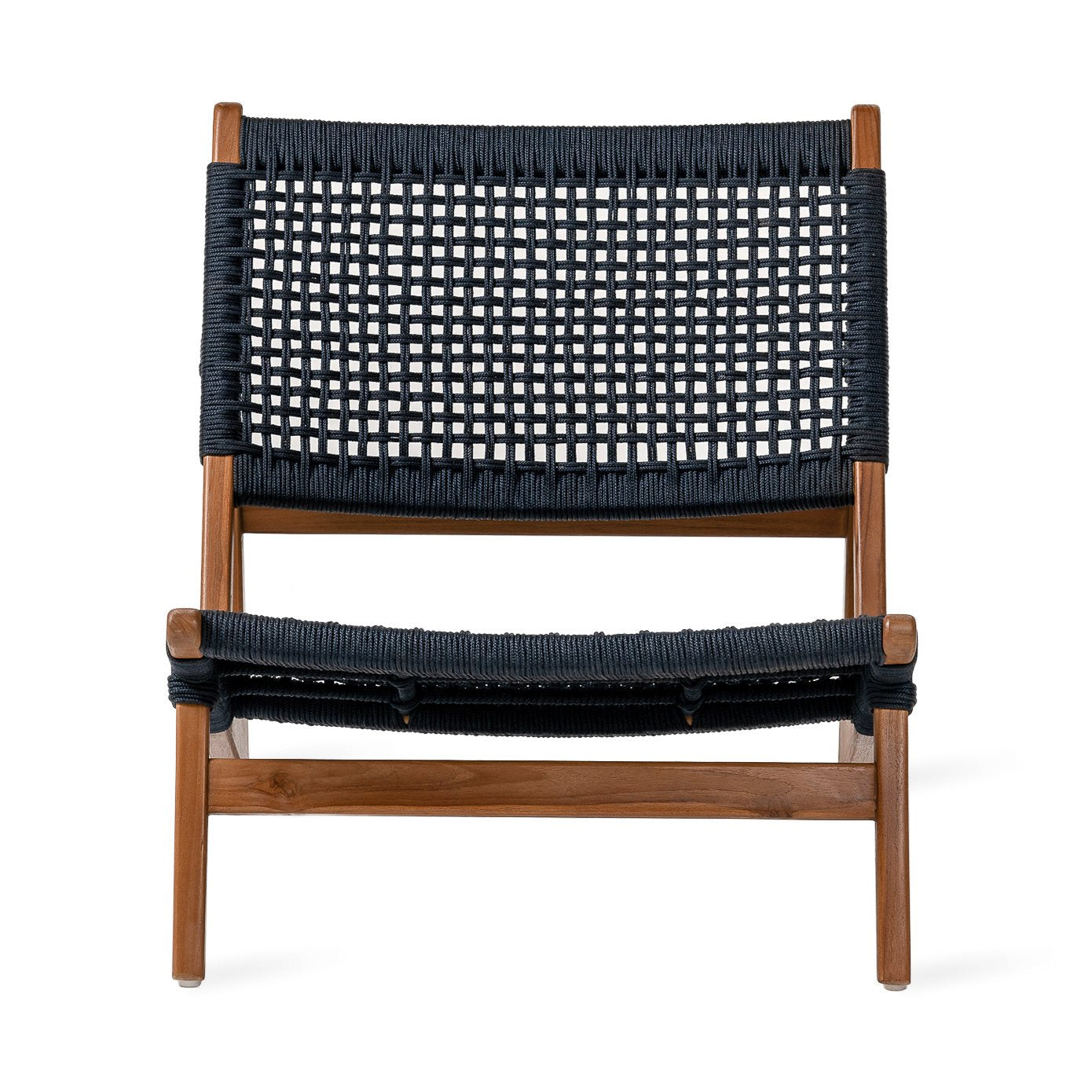 Kuwana Outdoor Accent Chair Indigo Weave  Amber