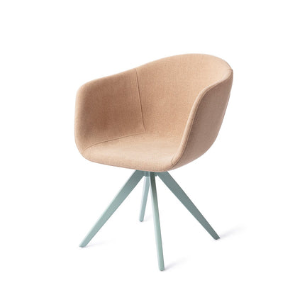 Yuni Dining Chair Barely Blush Turn Mint