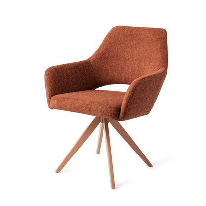 Yanai Dining Chair Tuscan Terra Turn Peach