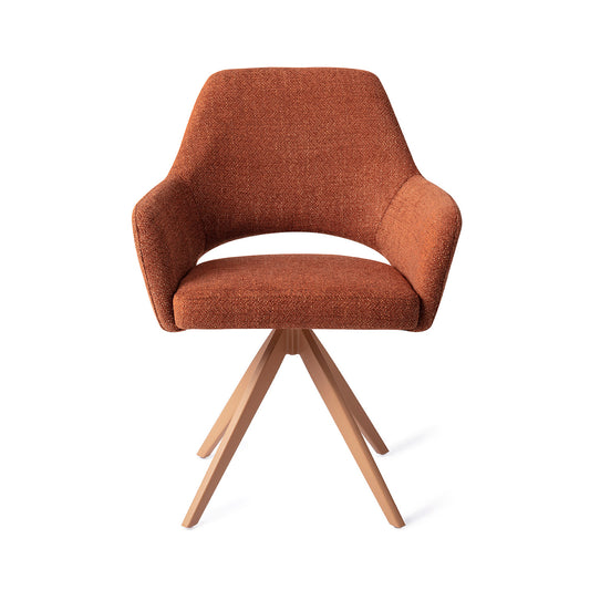 Yanai Dining Chair Tuscan Terra Turn Peach
