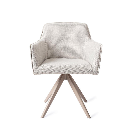 Hofu Dining Chair Checkers Charm Turn Beige