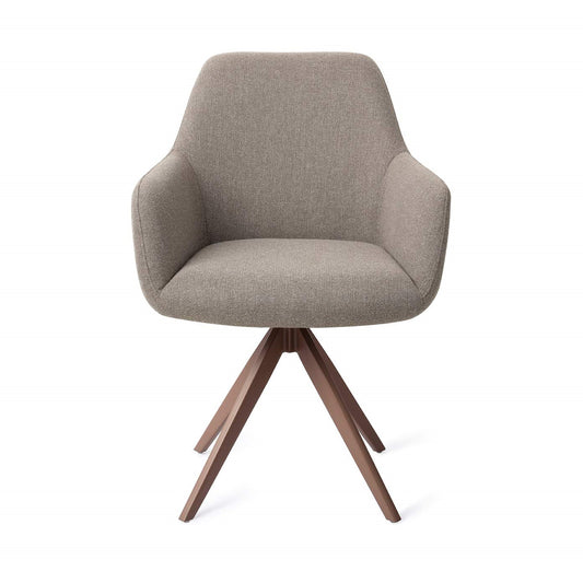 Hiroo Dining Chair Foggy Fusion Turn Brown