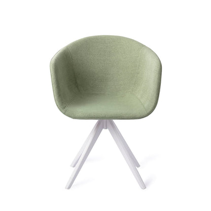 Yuni Dining Chair Jade Emperor Turn White