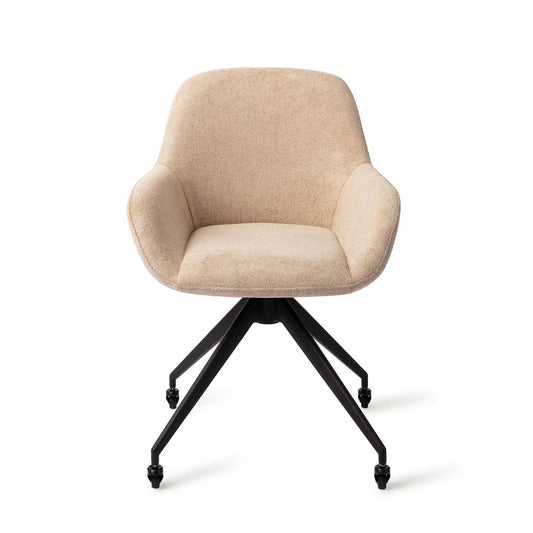 Kushi Dining Chair Desert Dunes Glide Black