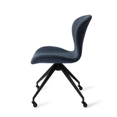 Moji Dining Chair Mystic Marine Glide Black