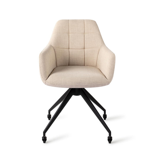 Noto Dining Chair Overnight Oats Glide Black